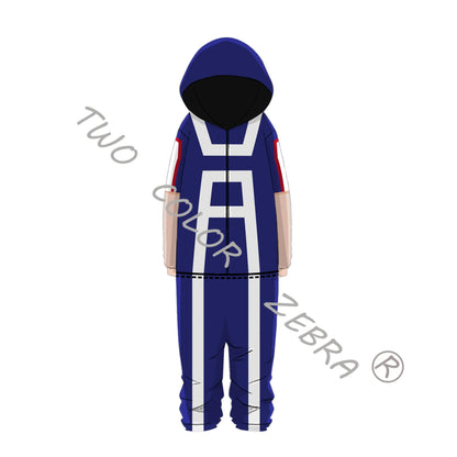 Anime My Hero Academia Izuku Midoriya Cosplay Costume Sleepwear Boys Girls Hoodie Pants Pajamas Jumpsuit Outfit Christmas Gift