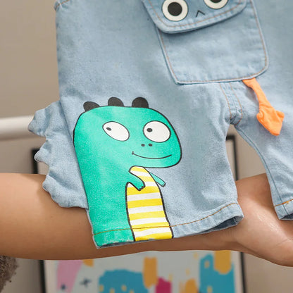 Cute Quality Baby girls Clothes Sets Summer Children's Denim Overalls + Cotton T-Shirt Clothing suits