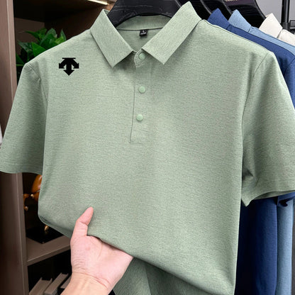 Designer's summer new men short sleeve business casual comfortable sports polo shirt exquisite brand best-selling embroidery top