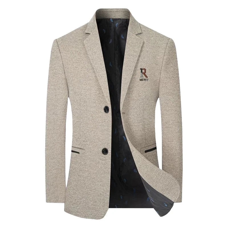 Brand 2026 Spring Business Blazer for Men Solid Autumn Casual Men's Jacket Blazer Fashion Single Breasted Suits Mens