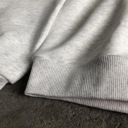 Fashion 1:1 KANYE WEST Streetwear Sweatshirt DONDA Printed Velvet Casual Loose Oversized Tops Hoodies Men