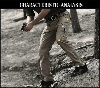 2026 City Tactical Cargo Pants Men Hiking   Hunting Pants Cotton Multi-pocket Stretch Flexible Man Casual Trousers