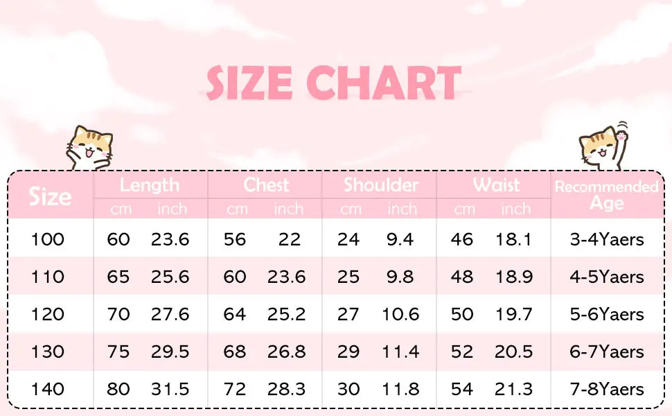 Carnival Party Children Black And White Stripe T-Shirt+Skirt+Bag Sets Kids Cartoon Cats Cosplay Costume Party Outfits 4-8Y