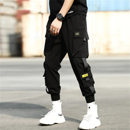 Fashion Multiple Models New Multi Pocket Drawstring Pants Men's Casual Cargo Pants Summer Outdoor Hip Hop Sweatpants Men Women