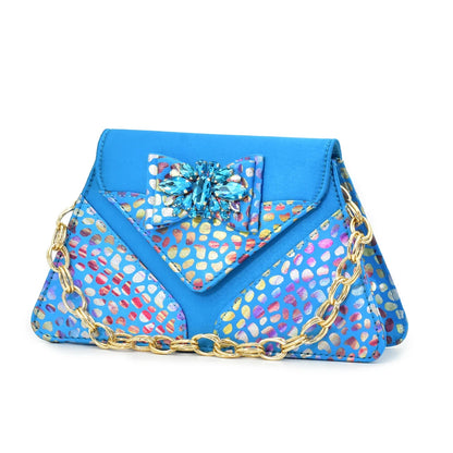 New Fashion Luxury Shoe and Bag Set for Party in Women Women Nigerian Italian Shoes and Bags Set Decorated with Rhinestone