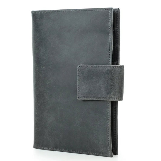 Pince à passeport en cuir véritable RFID, sac de voyage familial anti-perte avec AirTag, portefeuille femme, pochette fine.