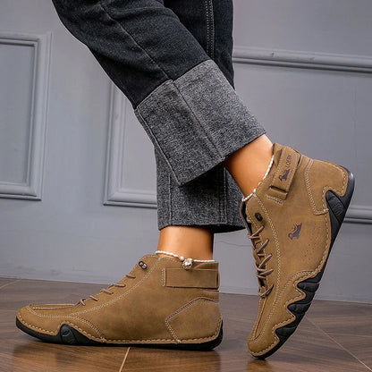 Outdoor Hiking Shoes with Wear-resistant High Top Design Sports Shoes with Comfortable Foot Feel Casual Life 2025 White Boots