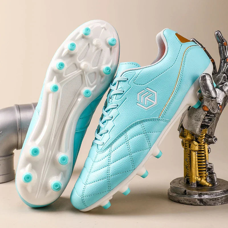 New Men Football Boots Grass Breathable Match Outdoor Sport Soccer Shoes Cleats Long Spikes Comfortable Training Boys Non Slip