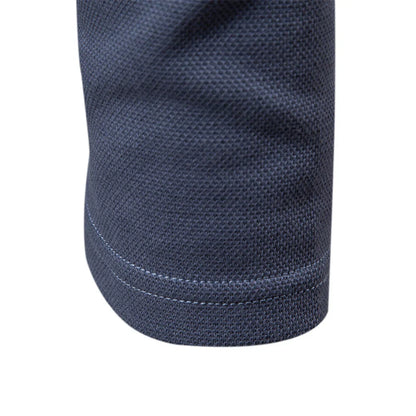 Men's Embroidery Polo Shirt Fashion Turn down Collar Casual Social Luxury Golf Shirt