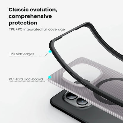 For Xiaomi Redmi Note 13 14 15 Pro Plus 5G Case Magnetic Soft Frame Hard PC Super Frosted Pro Back Cover Protection