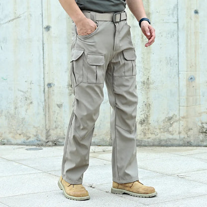 Man Tactical Pants Breathable Multi-Pocket Men's Cargo Pants Casual Outdoor Hiking Fishing Joggers Work Trousers Male Long Pant