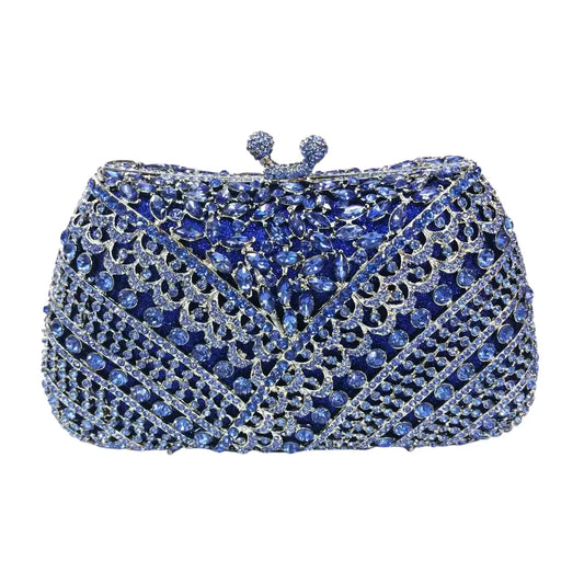 High Quality Luxury Y Lace Shape, Diamond Wedding Party, Tote Bag, Evening Bag, Crystal Clutch