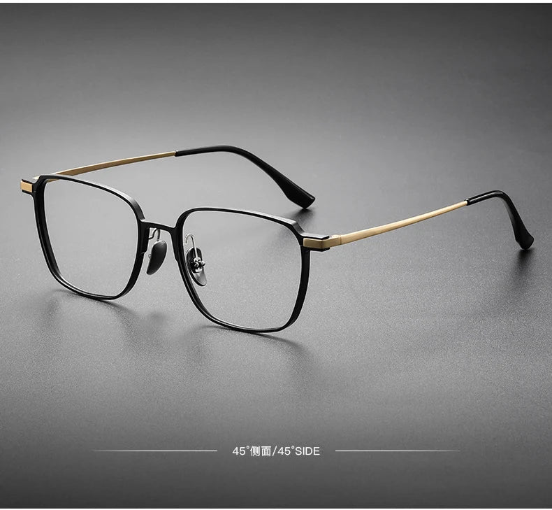 Aluminum Titanium Legs Men's Business Classic Anti-Blue Light Computer Glasses Reading Glasses Customizable Lenses 20229