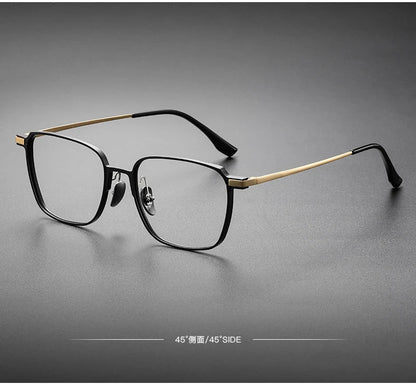 Aluminum Titanium Legs Men's Business Classic Anti-Blue Light Computer Glasses Reading Glasses Customizable Lenses 20229