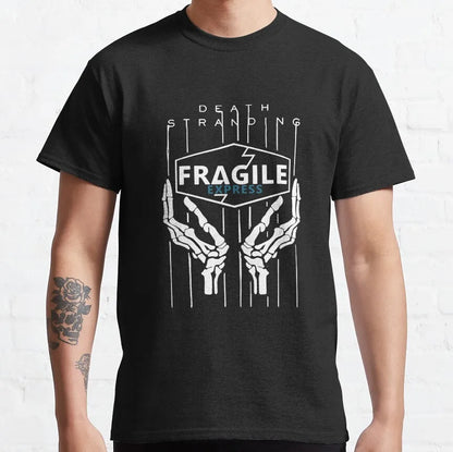 Men's Metal Gear Kojima Productions T Shirts MGS Hideo Kojima T-Shirt Death Stranding Cotton Tops Short Sleeve Tees Printed