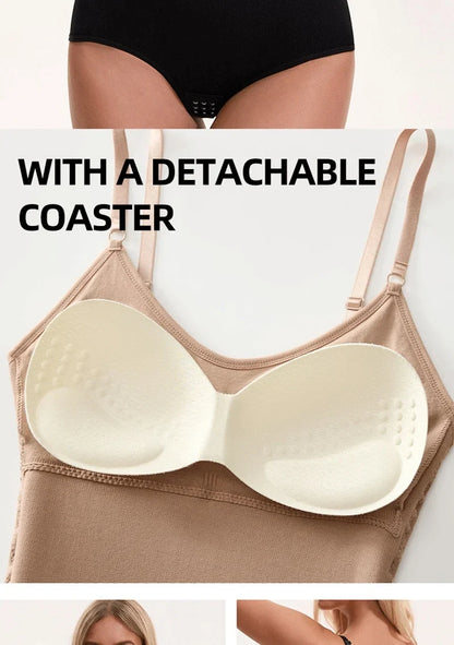 Women shapewear bodysuit tummy control tight slimming body shaper bodysuit with bras