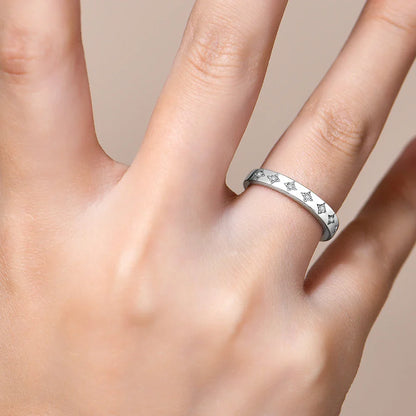 New Moissanite Rings D VVS1 925 Silver 18K White Gold Plated Women Men Wedding Ring Engagement Band Party Jewelry Gifts