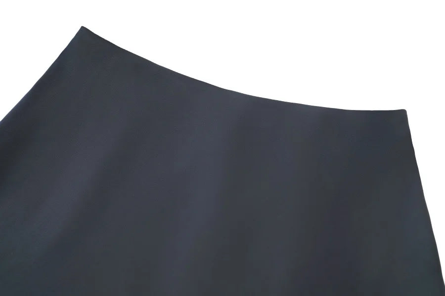 AS AW25  classic high quality Satin skirt adjustable waist skirt all season woman clothing