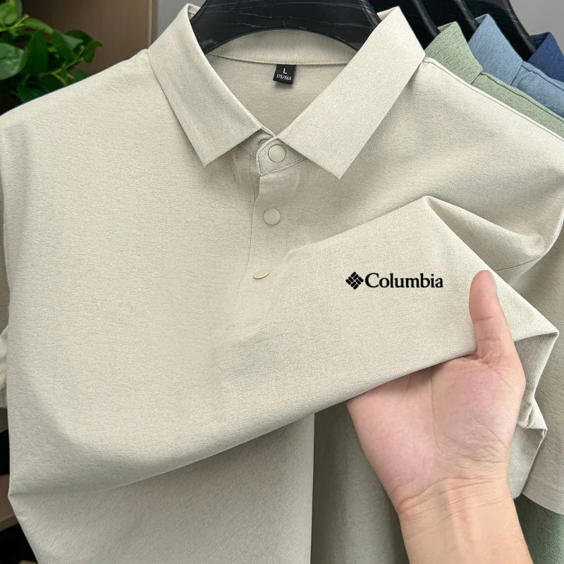 Bestselling fashion brand summer new designer simple letter embroidered breathable polo shirt mens exquisite and comfortable top