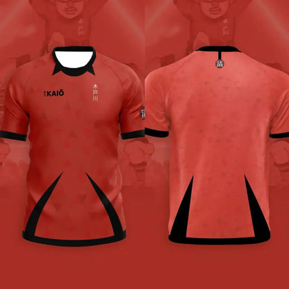 Japan Soccer Anime Men T shirt Jersey Inazuma Eleven Kaio Boys Girls Clothes Sports Casual Quick-Drying Oversized Daily Training