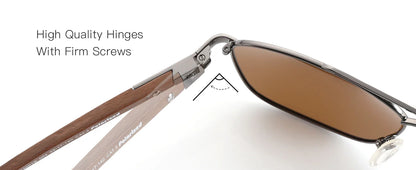 2026 Men's Wood Polarized Sunglasses Uv Protection Outdoor Travel Sunglasses