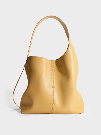 Female genuine leather bag large capacity handbags shoulder bag big tote bags for women shopping bag large Luxury bag