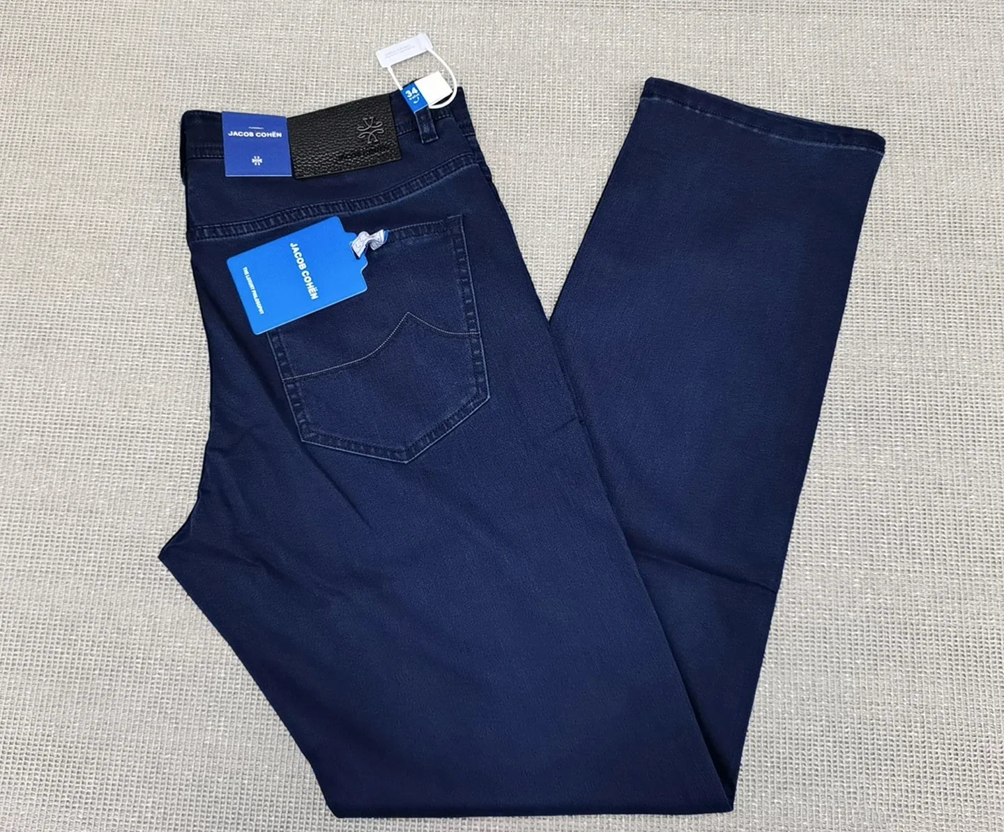Jeans Thin Cotton Men 2026 Spring Summer new fashion straight breathable outdoors comfort Zipper Big size 30-40 Pants