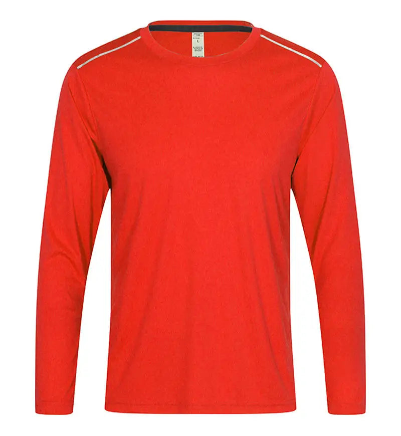 High Quality Spandex Men Women Kids Running Long Sleeve T-Shirt Quick Dry Gym Fitness Shirt Training Exercise Clothes Sports Top