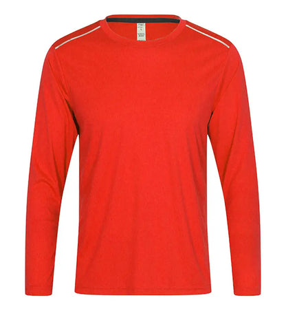 High Quality Spandex Men Women Kids Running Long Sleeve T-Shirt Quick Dry Gym Fitness Shirt Training Exercise Clothes Sports Top