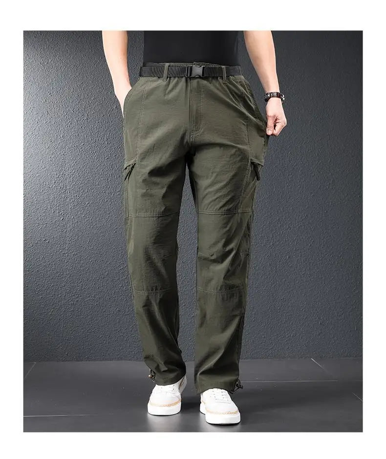 2026 New Hiking Pants Men Spring Summer Ice Silk Cooling Lightweight Outdoor Casual Pants for Men Quick Dry Fishing Travel Pants