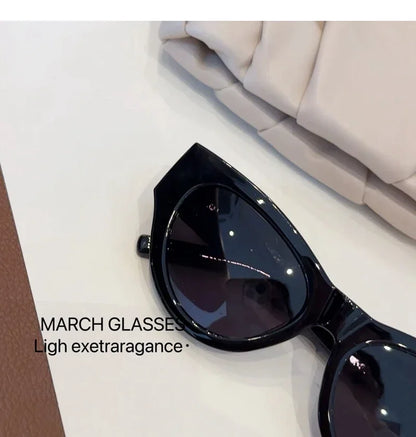2025 New Fashion Women Sunglasses Luxury Retro Sun Glasses Cat Eye Eyewears Men Gafas De Sol Hombre Oculos De Sol Masculino
