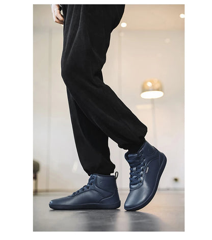 New Winter Booties Outdoor Waterproof Barefoot Boots For Men Ankle Boots Plush Warm Snow Shoes Non-slip Casual Sneakers Big Size
