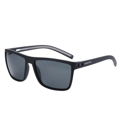 Polarized Sunglasses for Men Shades Lightweight TR90 Frame UV400 Protection Square Outdoor Trave Driving Sun Glasses