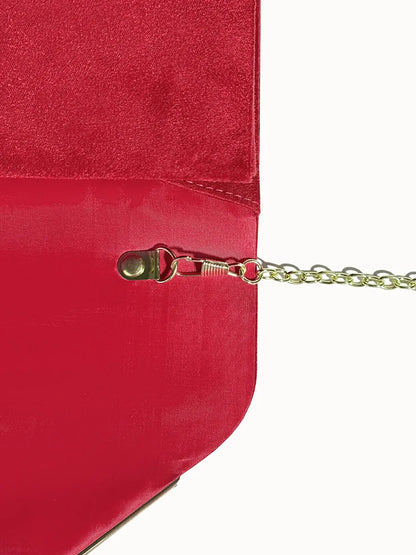 Velvet Envelope Bags Women Evening Wallets High Quality Clutches Banquet Dresses Clutch Over Shoulder Bags with Chain Handbags