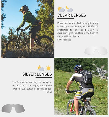 Cycling Glasses Outdoor Bicycle Sunglasses for Men UV400 Sports Running Glasses Women MTB Cycling Sunglasses UV400 Hiking