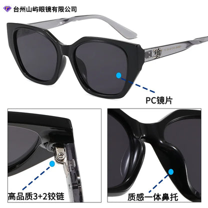 Women's Cat Eye Sunglasses for Women UV400 Gradient Lenses Casual Streetwear Shades Ladies Sun Glasses Lentes De Sol Mujer
