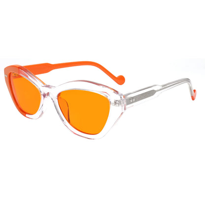 Beach Sunglasses Retro Asymmetric Square Frame UV400 for Men Women Polarized Summer Fashion Lightweight Travel