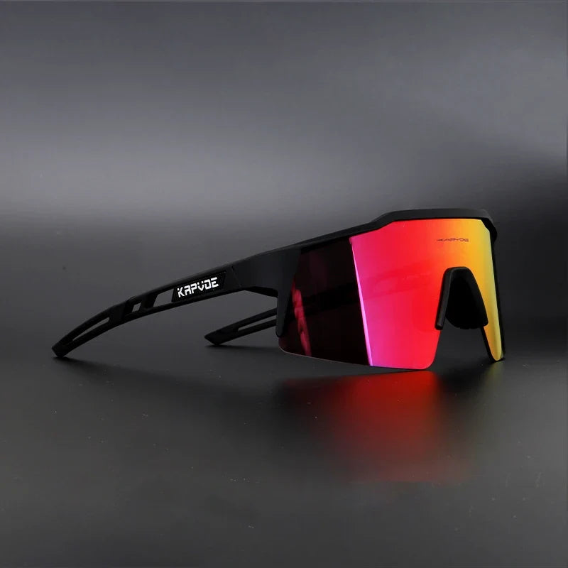 Cycling Sunglasses UV400 Cycling Glasses Polarized Built-in Myopia Frame Man Bicycle Eyewear Outdoor MTB Bike Goggles