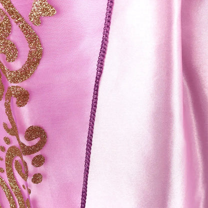 Kids Rapunzel Dress Children Party Tangle Costume Girls Summer Birthday Fantasy Cosplay Carnival Halloween Clothes 3-8 Years
