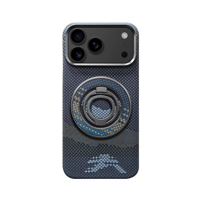 Ultra Slim Real Aramid Kevlar Carbon Fiber Business Case For IPhone 17 Air Pro Max Magnetic Charging Shockproof Protective Cover