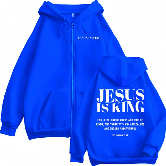 Christian Jesus Bible Verse Print Zipper Hoodie High Quality Fashion Zip Up Pullovers Men Women Casual Long Sleeve Sweatshirts