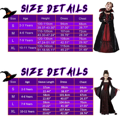 Girls Halloween Vampire Costume Adult Vampiress False Teeth Stickers Role Play Carnival Party Cosplay Outfits for Women