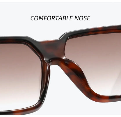 INS 2026 New Fashion Sunglasses Women Wide-leg Sun Glasses Men Trendy Brand Square Oversized Anti Blue Light Flat Mirror UV400