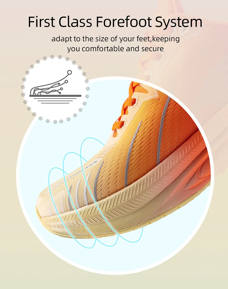 New Cushioning Running Shoes For Men Suitable Heavy Runners Lace Up Sports Women Non-slip Outdoor Athletic Male Sneakers