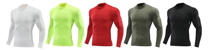 Men Children Long Sleeve Running Slim Tops Tees Sportswear Gym Fitness Compression T-shirt Outdoor Football Jersey Jogging Tight