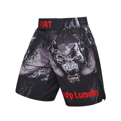Training Fight Shorts Men's Boxing MMA Combat BJJ Grappling Fitness Muay Thai Kickboxing No Gi Shorts With Sublimation Printed