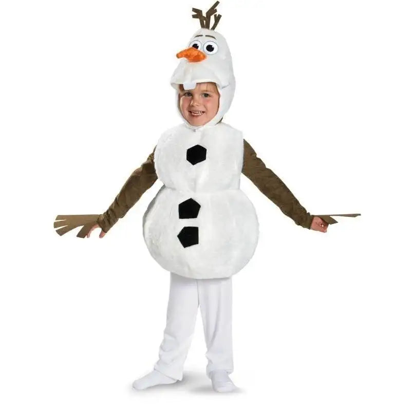 Santa Olaf Costume Infant Cute Snowman Baby Boys Girls Christmas Jumpsuit Santa Clothes Holiday Outfit For Toddler