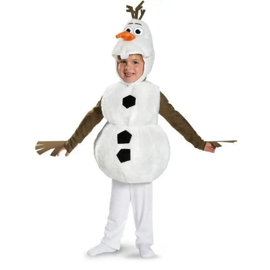 Santa Olaf Costume Infant Cute Snowman Baby Boys Girls Christmas Jumpsuit Santa Clothes Holiday Outfit For Toddler