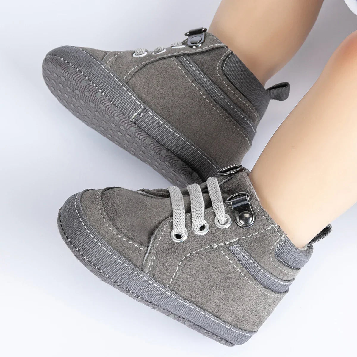 Baby Sneakers Infant Boys Girls Sports Shoes Toddler Casual Cotton Sole Anti-slip PU First Walkers Crawl Crib Basketball Shoes