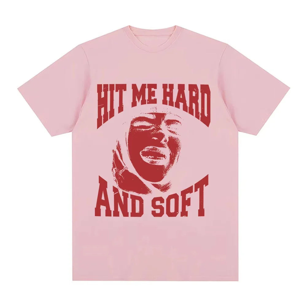 Hit Me Hard and Soft 2025 Tour T Shirt  Women Fashion Hip Hop T Shirts Harajuku CFans Giftasual Short Sleeve T-shirts